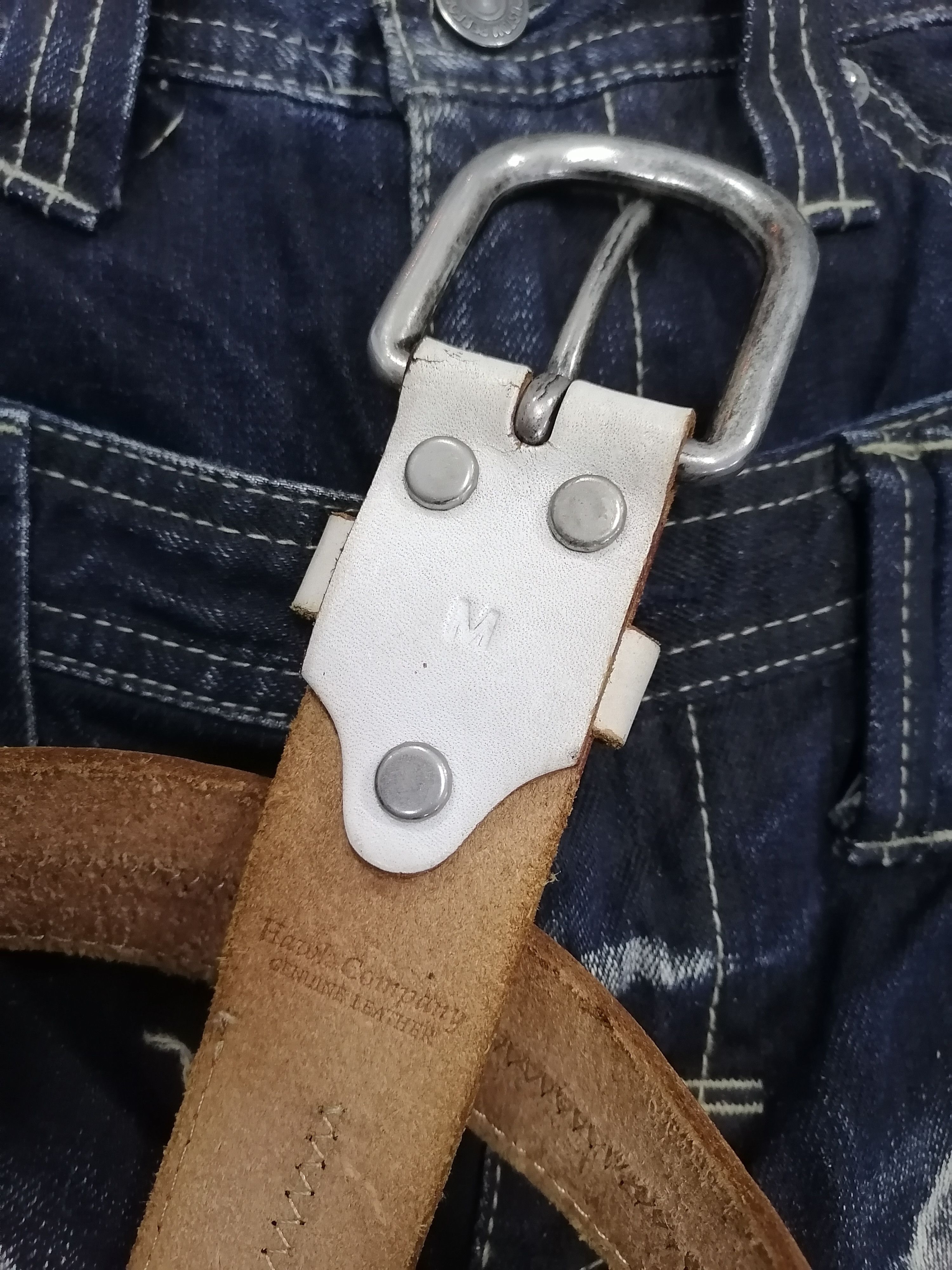 Genuine Leather × Japanese Brand Hawk Company Genuine Leather Hybrid Belts Size ONE SIZE - 4 Thumbnail