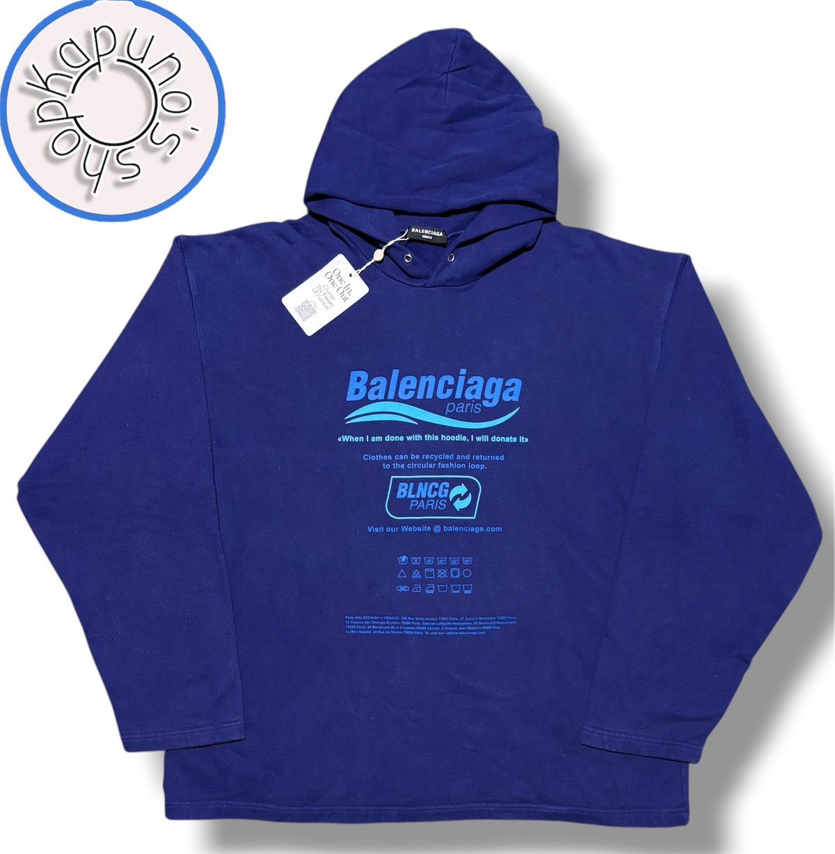 Balenciaga Balenciaga Hoodie Size US M / EU 48-50 / 2 - 1 Thumbnail