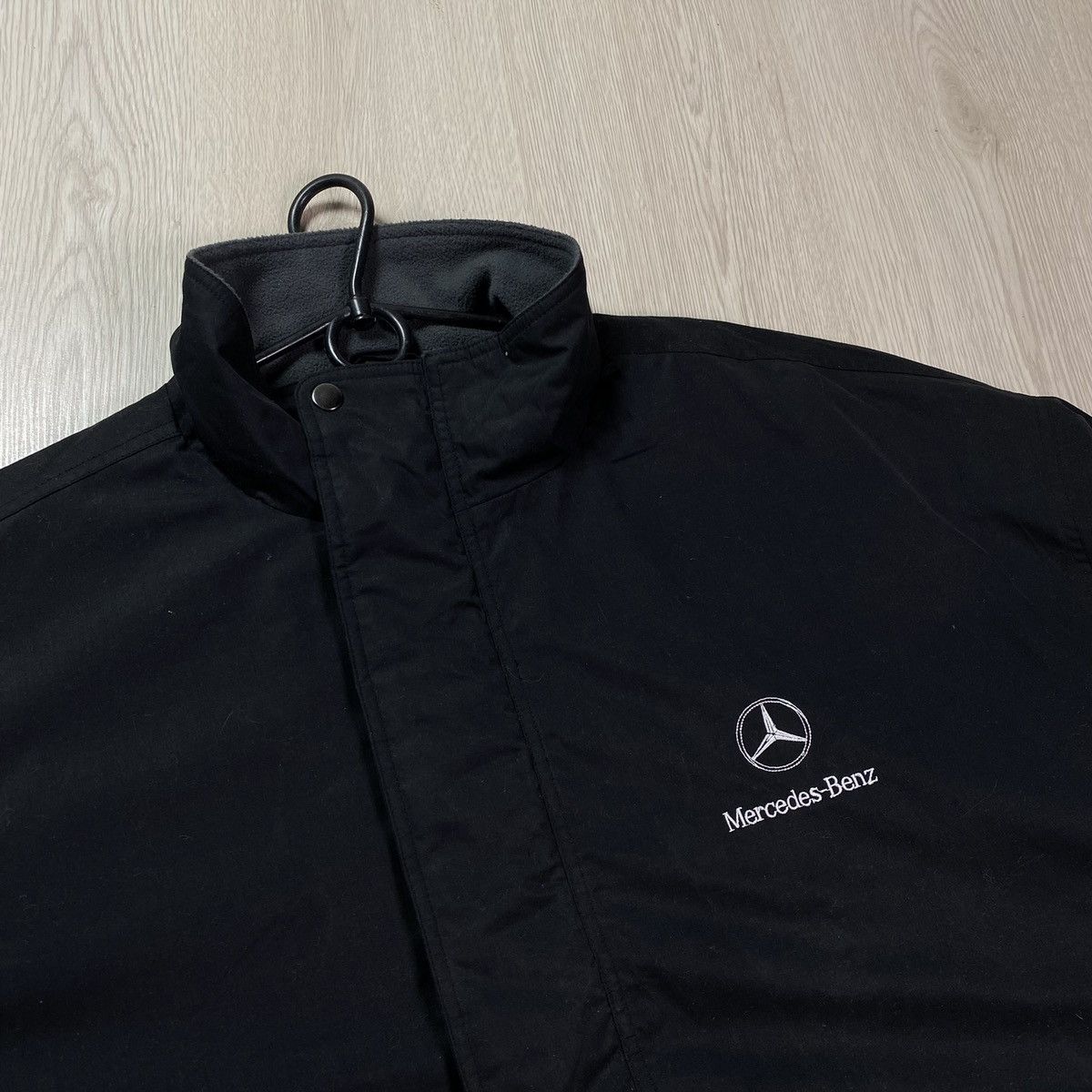Mercedes-Benz Vintage Mercedes Benz Zip Up Jacket Men's Black Big size 3XL Size US XXL / EU 58 / 5 - 2 Thumbnail