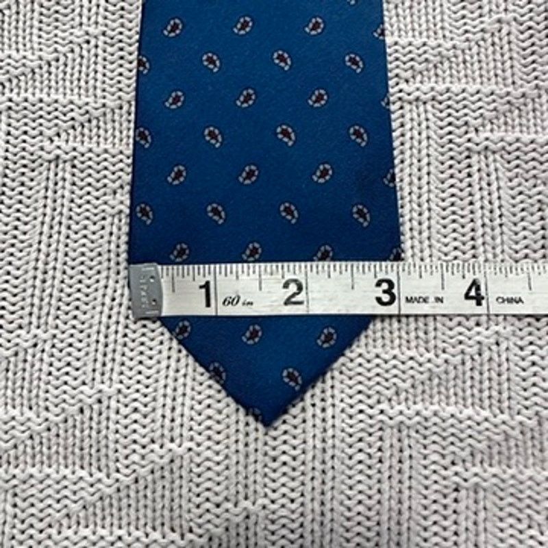 Vintage Vintage Preswick & Moore blue paisley silk tie Size ONE SIZE - 7 Thumbnail