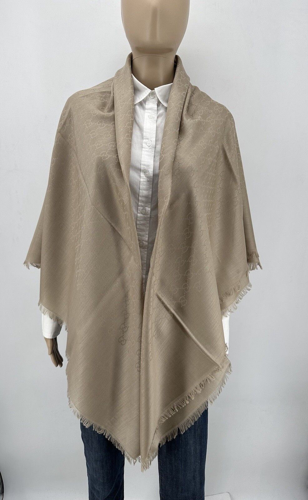 Gucci 135x135cm New Gucci Scarves Wool/Silk Size ONE SIZE - 3 Thumbnail