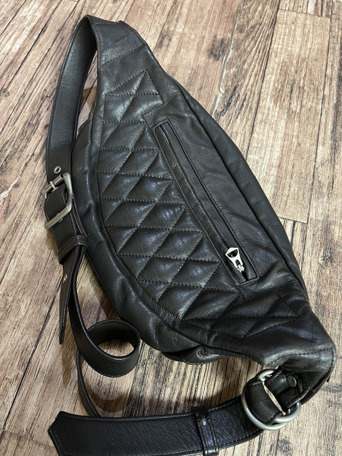 TOYS McCOY × The Real McCoy's Toys Mccoy Shinki Horsehide Leather Waist Bag Size ONE SIZE - 7 Thumbnail