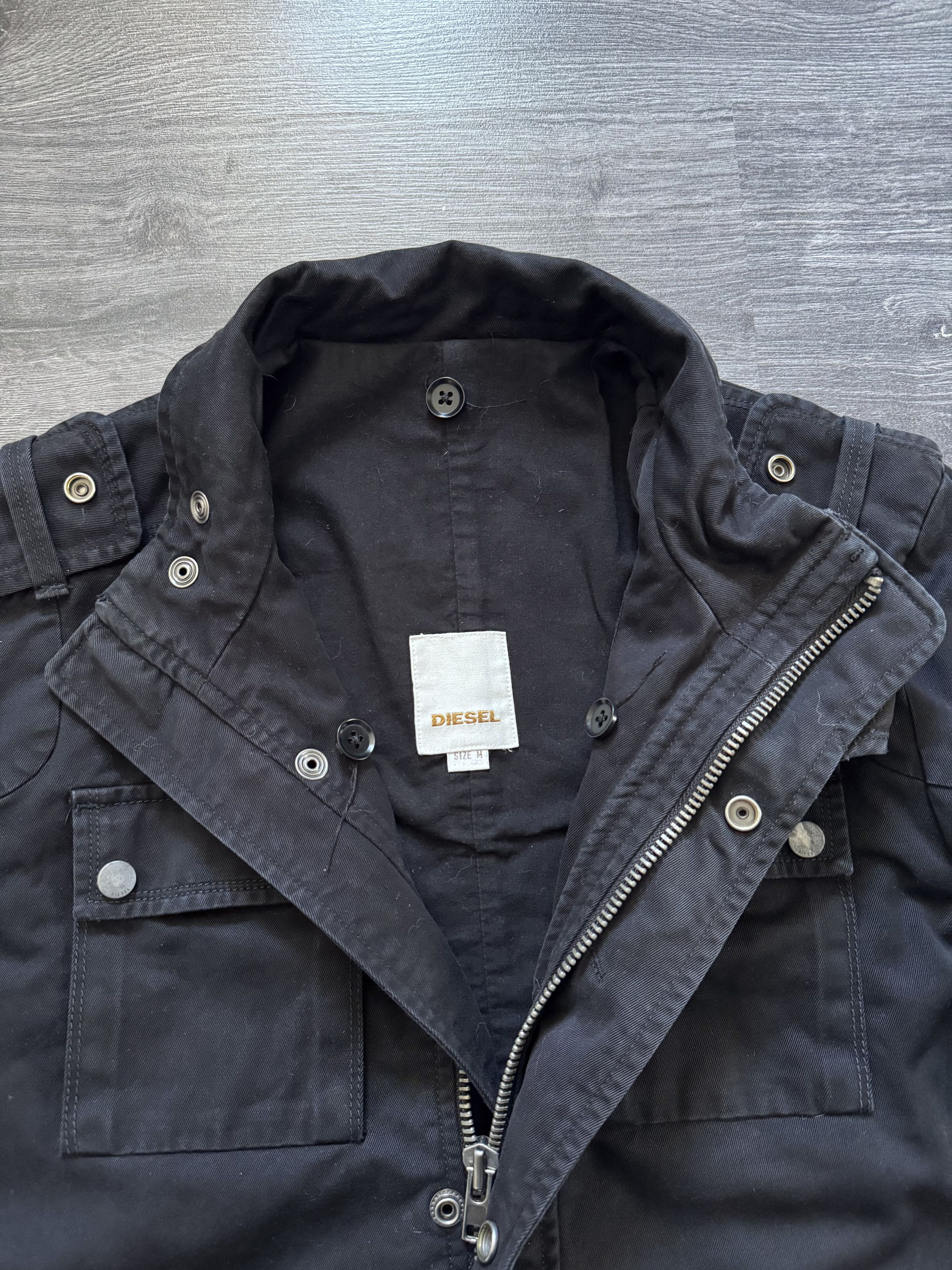 Diesel Vintage Diesel Multi Pocket Field Jacket Utility Cargo Size US M / EU 48-50 / 2 - 7 Thumbnail