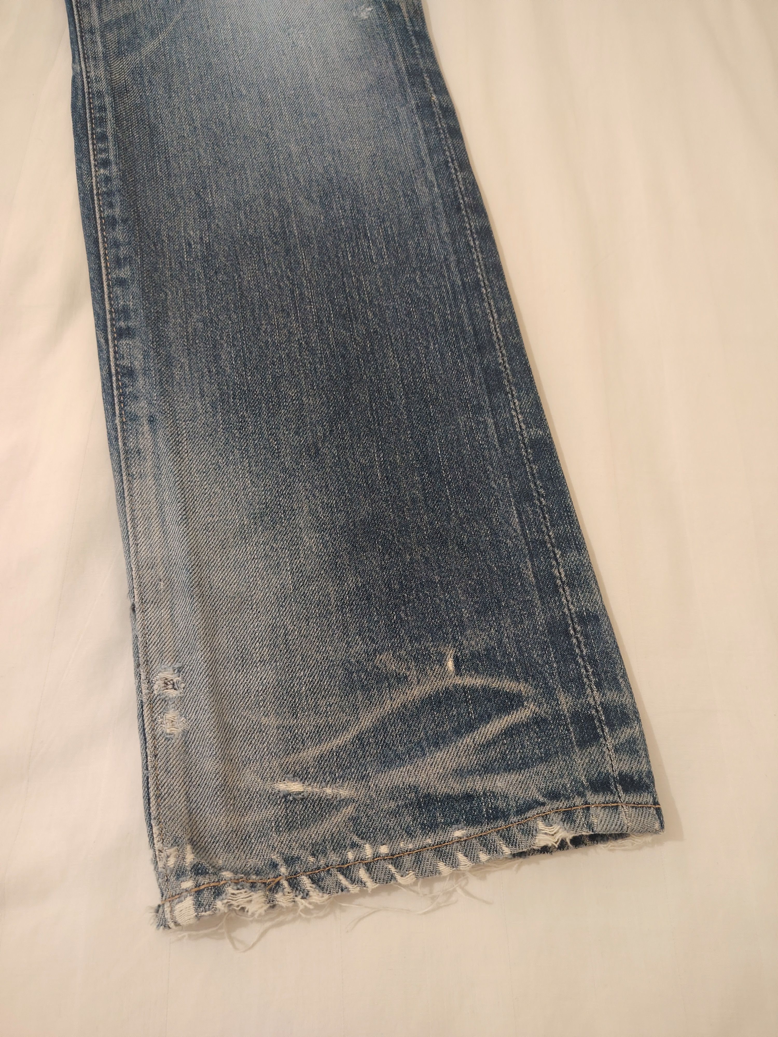 Hysteric Glamour Thrashed Distressed Hysteric Glamour Studded Selvedge Jeans Size US 30 / EU 46 - 11 Thumbnail