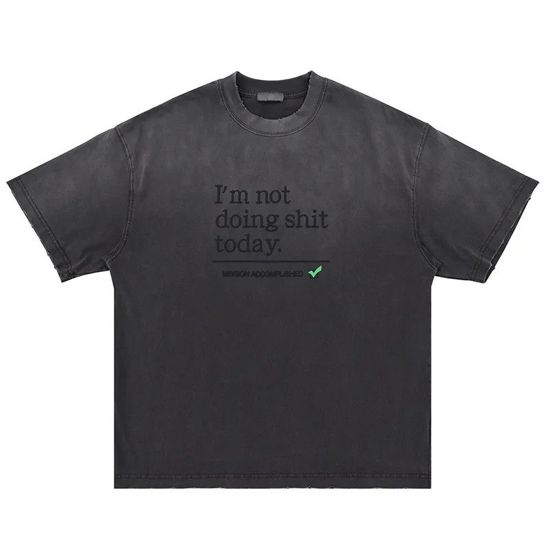 Japanese Brand I'M NOT DOING SHI*T TODAY Vintage Shirt Size US L / EU 52-54 / 3 - 8 Thumbnail