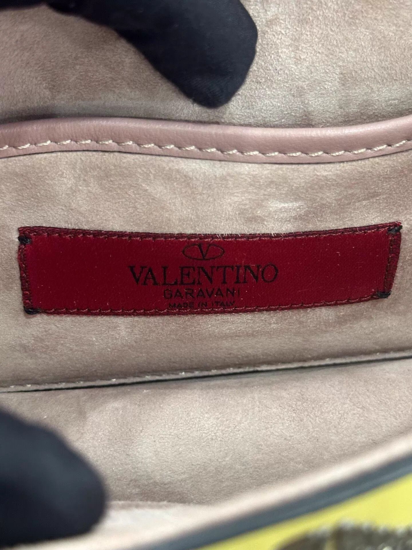 Valentino VALENTINO colorblock rivet-crystal logo chain bag 22cm Size ONE SIZE - 8 Thumbnail