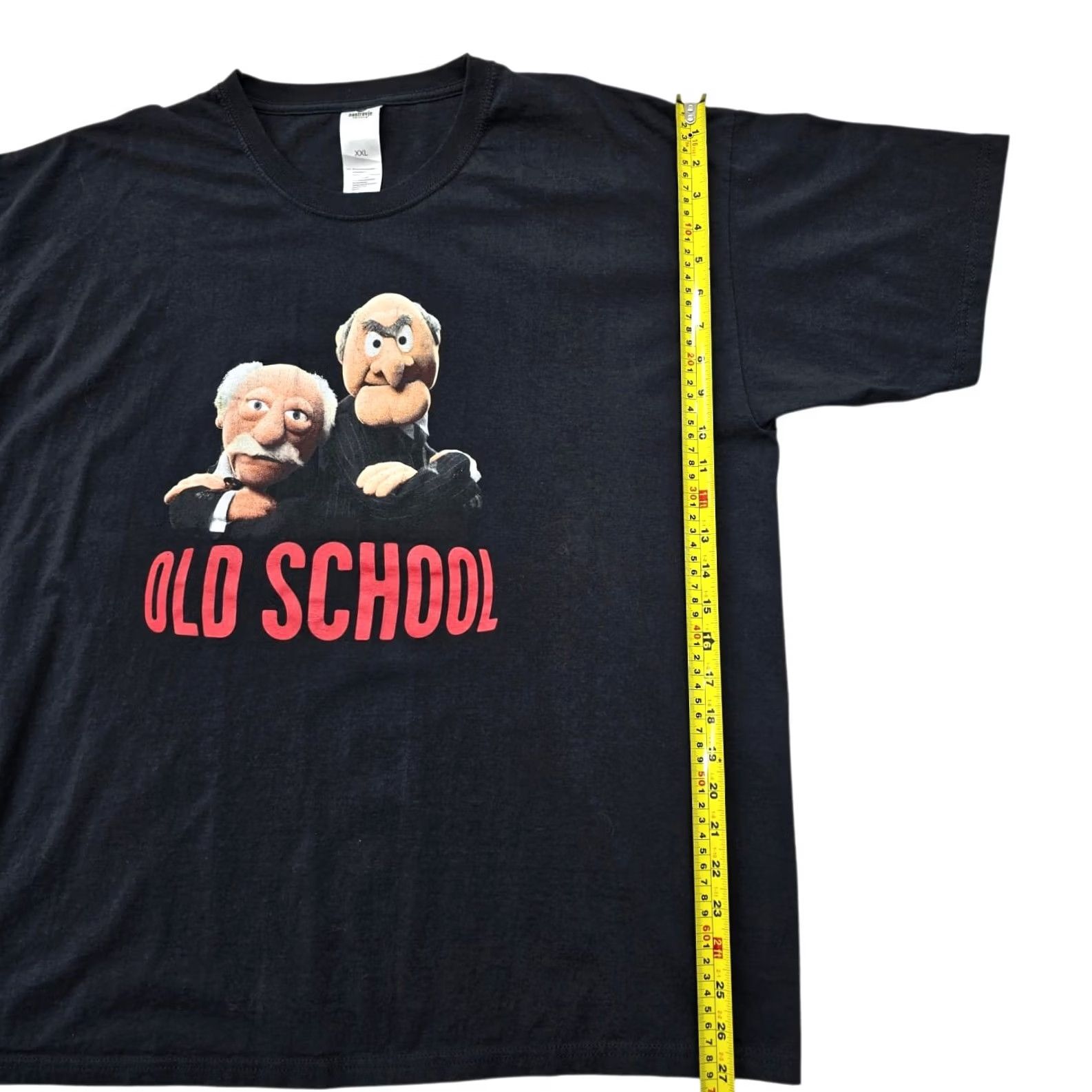 Vintage Nastrovje Potsdam Men's Black Muppets Waldorf Statler XXL Vintage T-Shirt Size US XXL / EU 58 / 5 - 7 Thumbnail