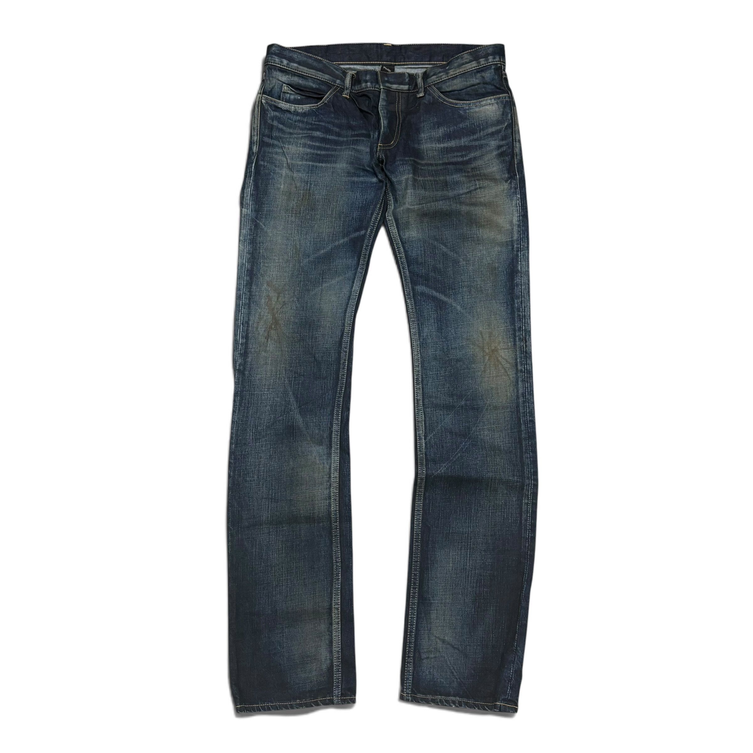 Pledge Pledge Japan Low Rise Denim Slim Jeans | Grailed