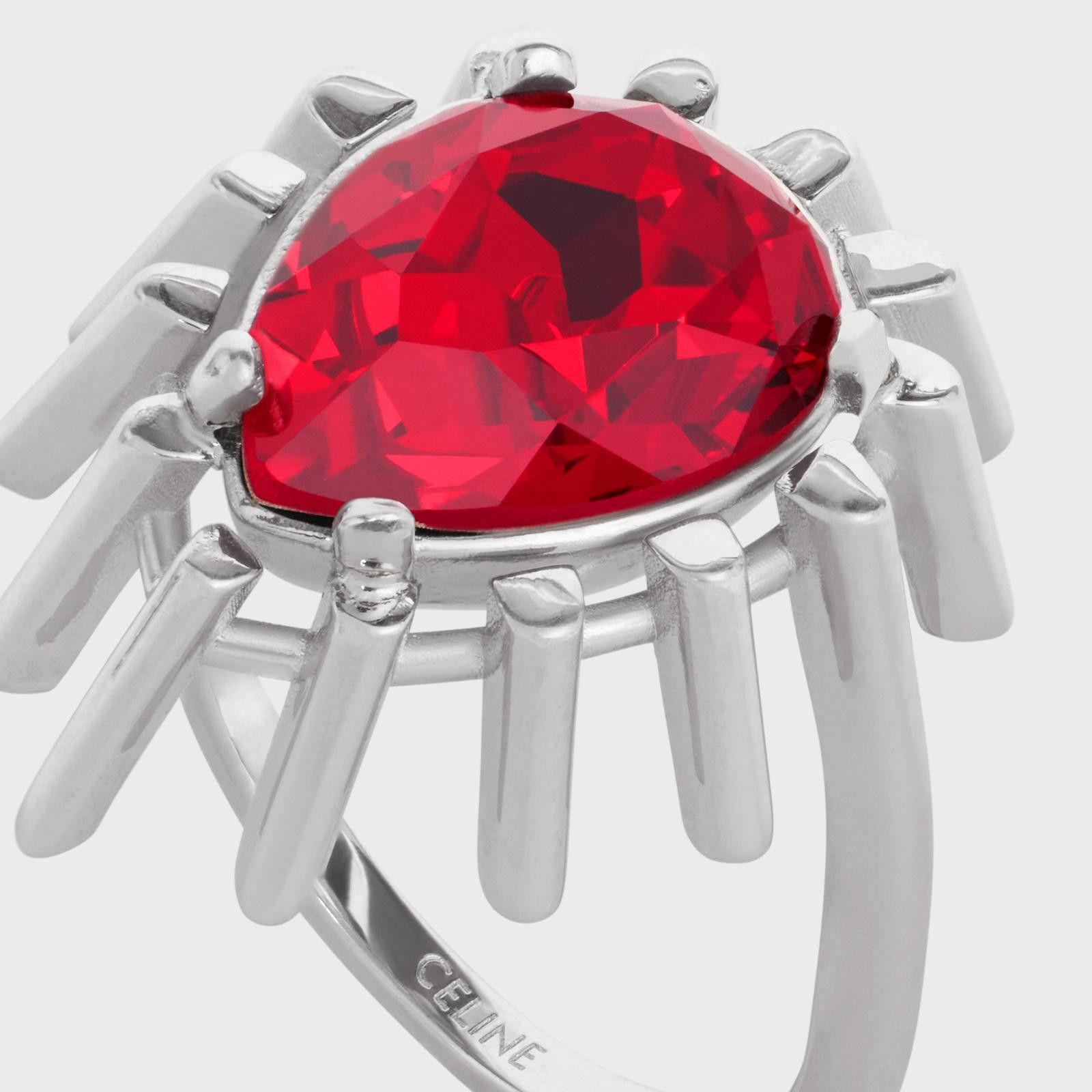 Celine o1bcso1str0824 Size: 50 / Les Pierres Ring in Silver Size ONE SIZE - 4 Thumbnail
