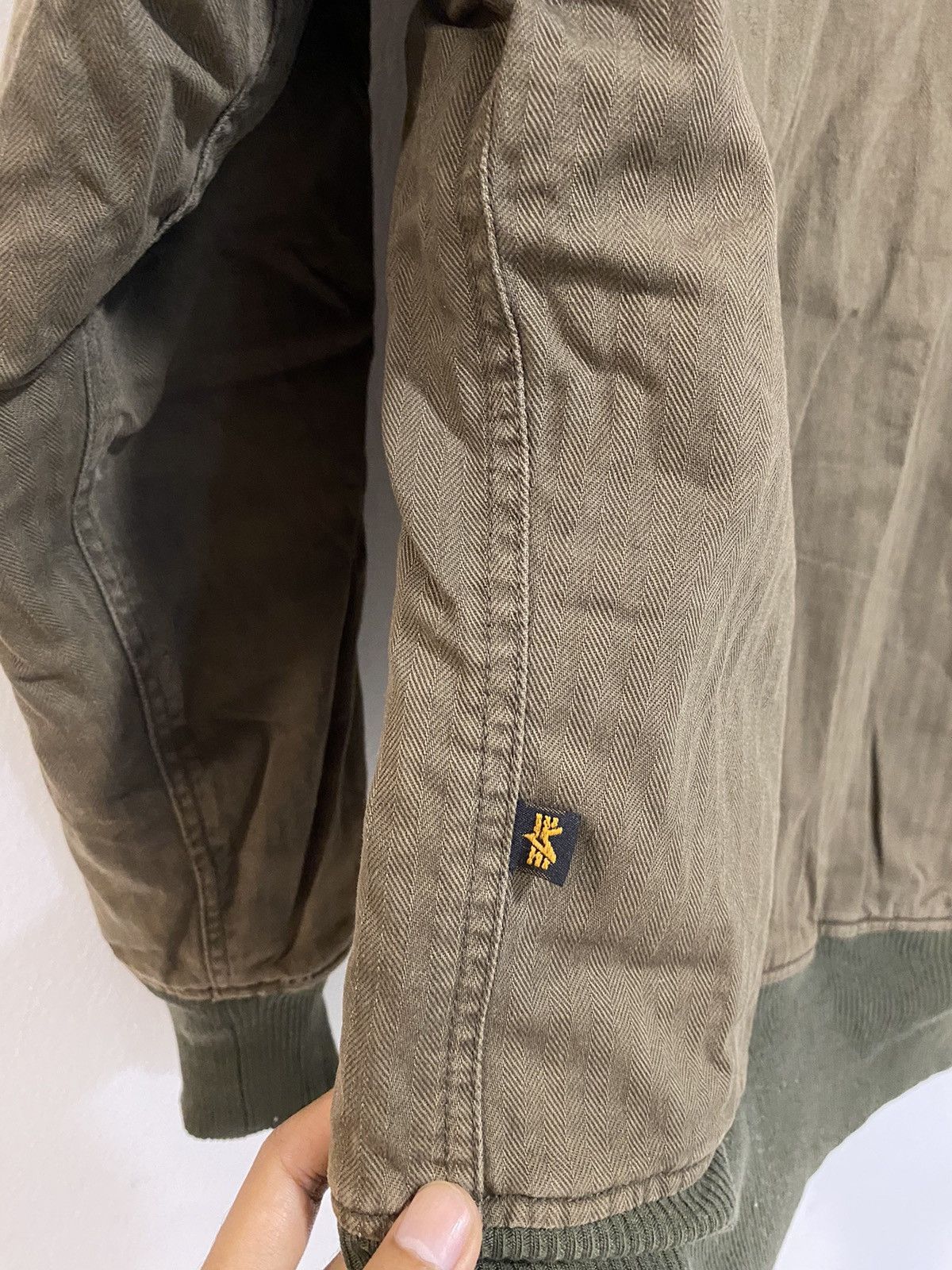 Vintage Rare Alpha Industries Military Jacket