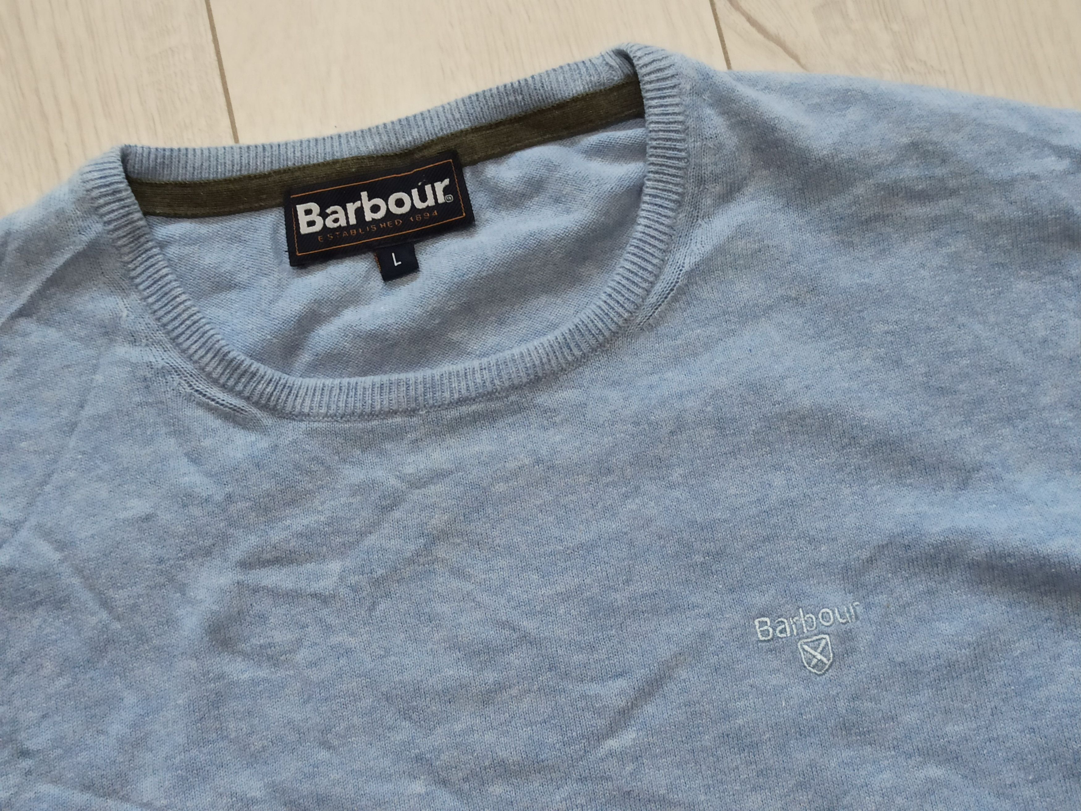 Barbour Barbour Crew Neck Cotton Cashmere Jumper Size US L / EU 52-54 / 3 - 2 Thumbnail