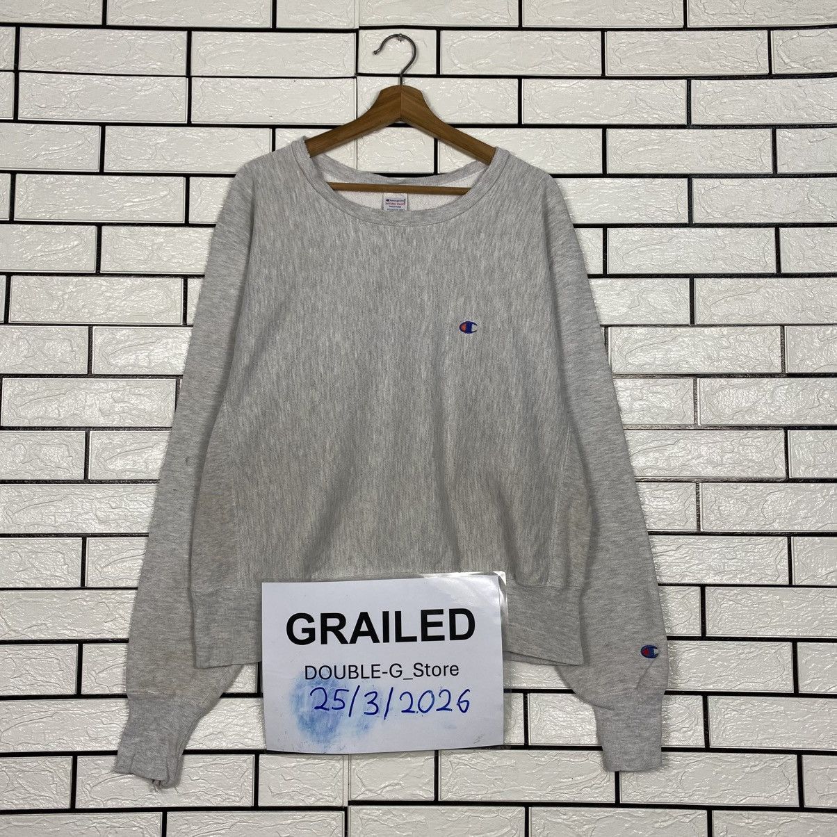 Champion Vintage Sweatshirt Champion Reverse Weave Distressed Trashe Size US M / EU 48-50 / 2 - 1 Thumbnail