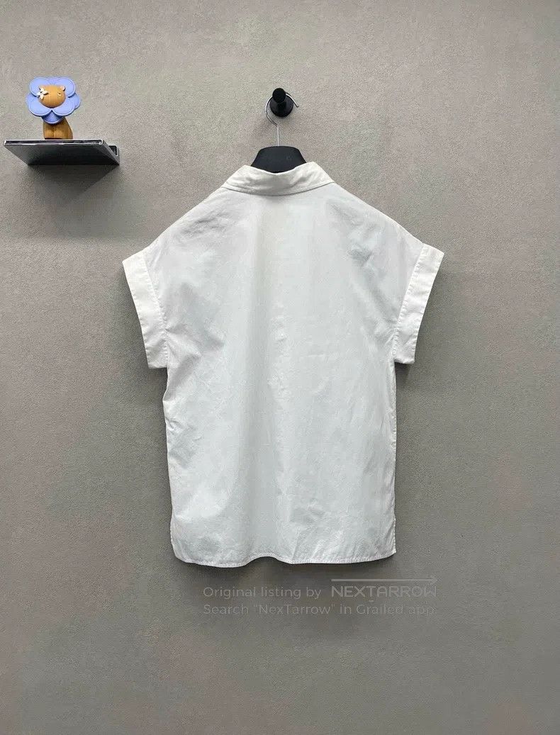 Dior Dior Little Bee White Short-sleeved Shirt Size XS / US 0-2 / IT 36-38 - 2 Thumbnail