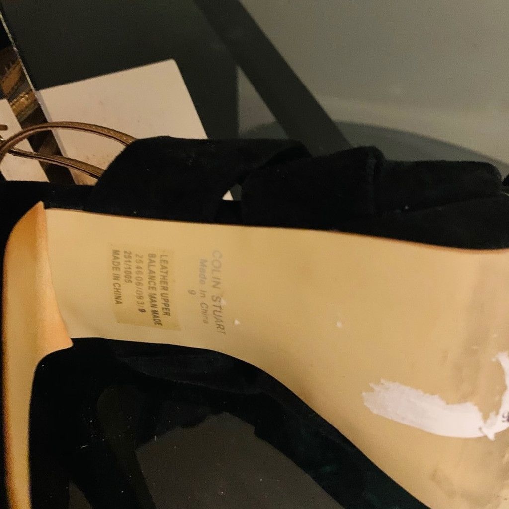 Other 💲💲SALE 💲💲Colin Stuart BN Black Sandals Size 9 Size US 9 / IT 39 - 6 Thumbnail