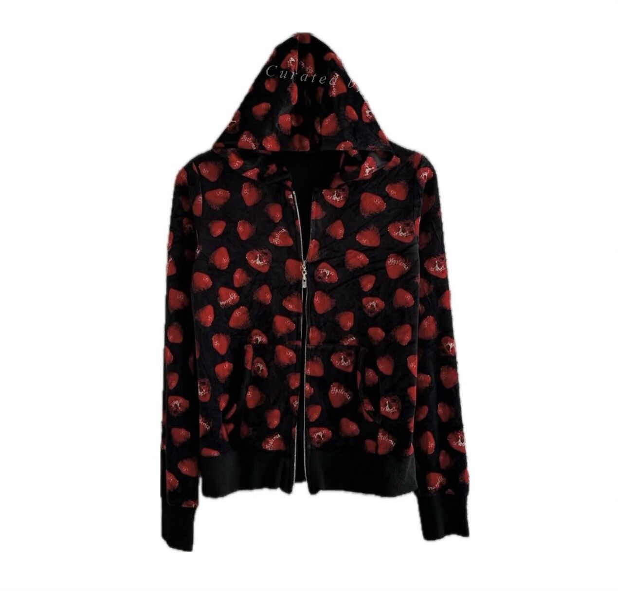 Hysteric Glamour Vintage Hysteric Glamour 2000s Strawberry Zip Hoodie Size M / US 6-8 / IT 42-44 - 1 Thumbnail