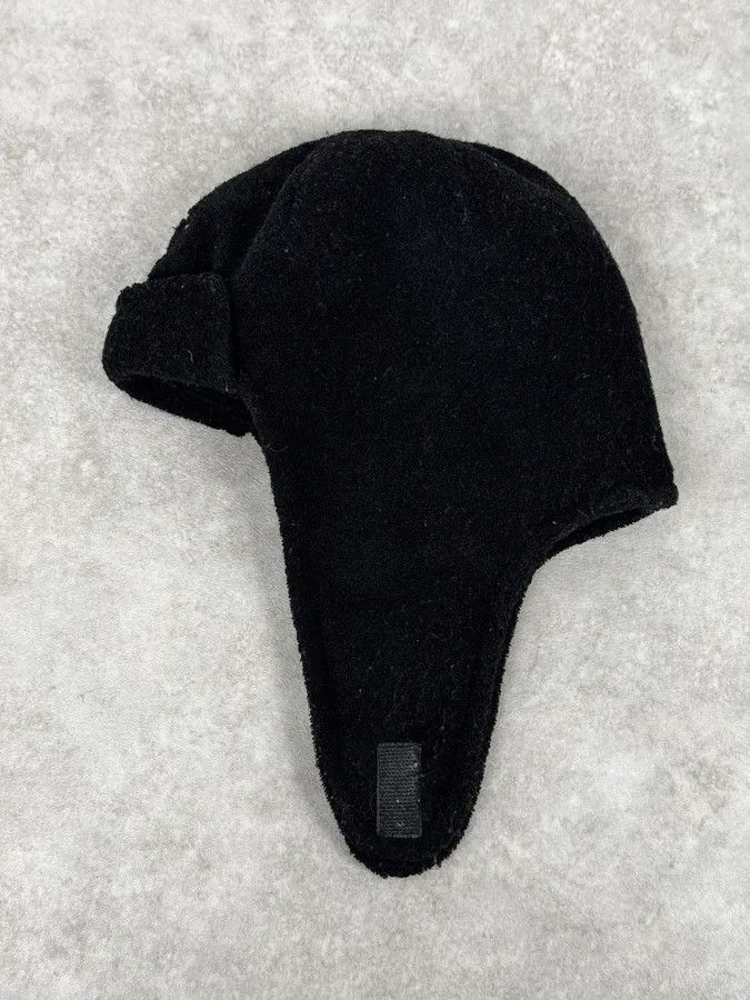 Armani 2000s Armani Black Hybrid Cozy Chapka Hat Size ONE SIZE - 1 Thumbnail