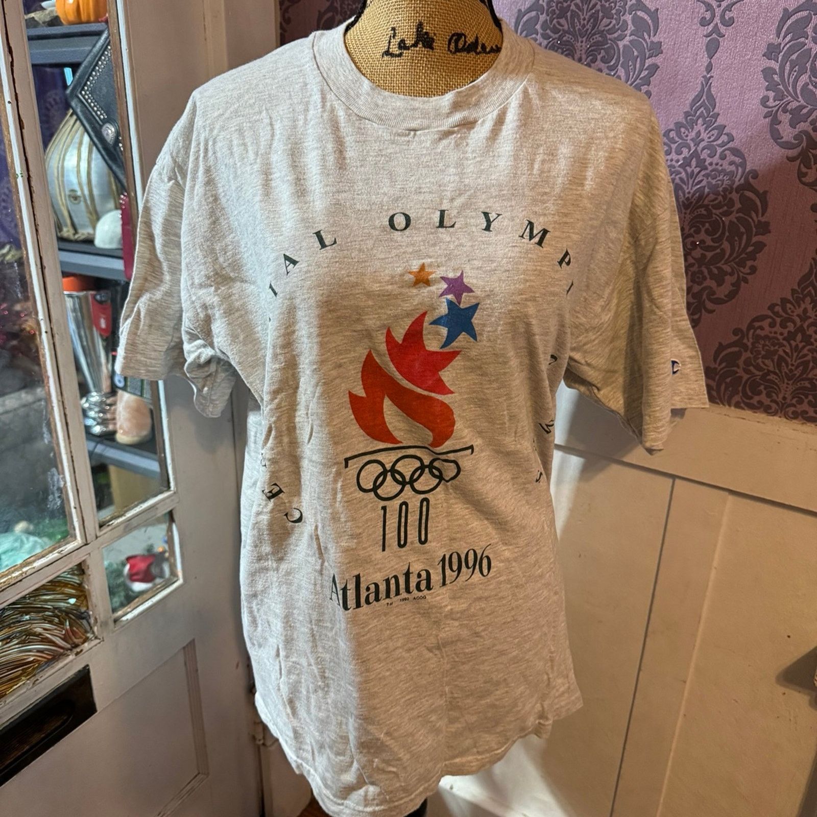 Champion VTG Champion Atlanta 1996 Olympics tee Size US XL / EU 56 / 4 - 1 Thumbnail