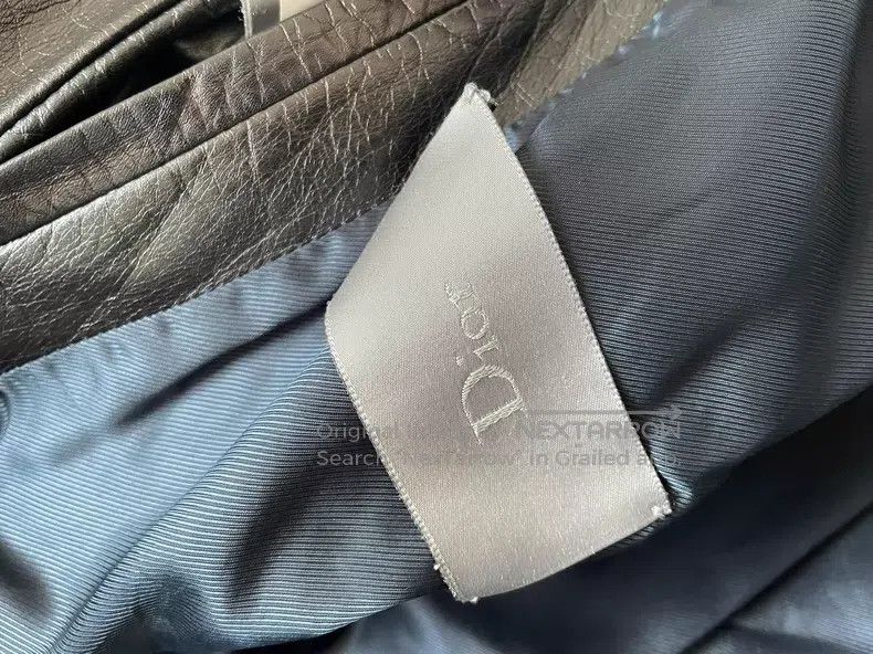 Dior Dior Bellows Leather Cracked Leather Jacket Size US S / EU 44-46 / 1 - 6 Thumbnail