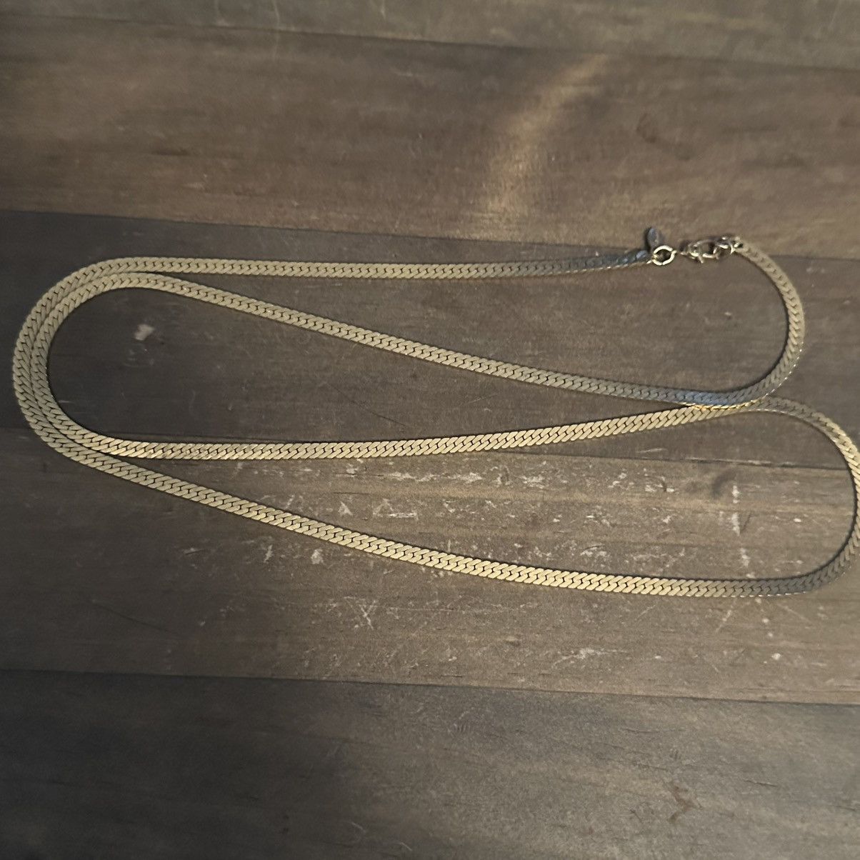 Monet Vintage Monet gold tone thick serpentine chain necklace Size ONE SIZE - 2 Thumbnail