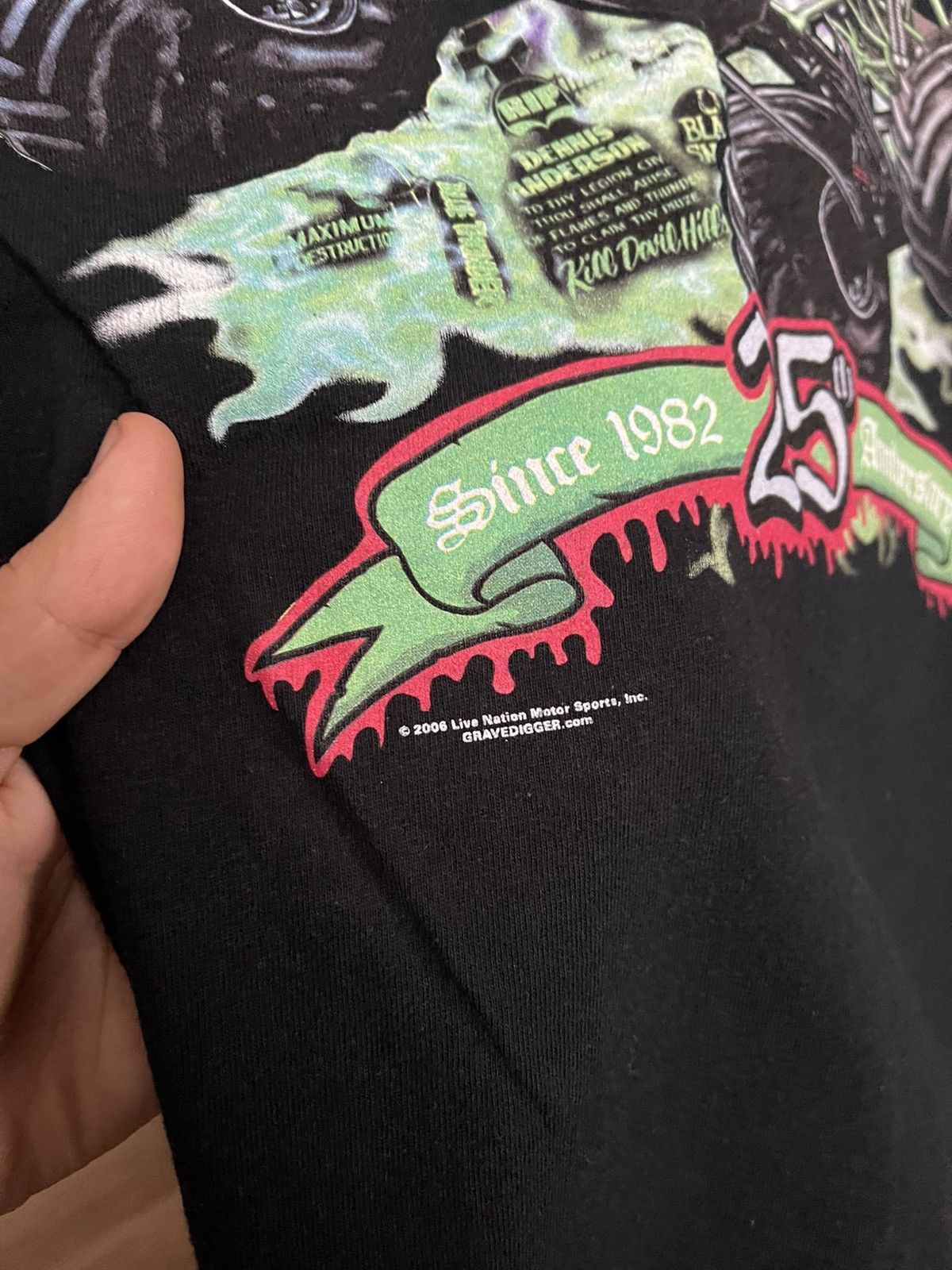 Vintage 2006 Grave Digger Monster Truck Vintage T-Shirt Tee Size US S / EU 44-46 / 1 - 8 Thumbnail