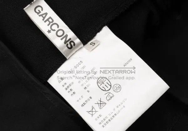 Comme des Garcons Comme Des Garcons size S Black Vintage Floral Short Skirt Size 23" - 9 Thumbnail