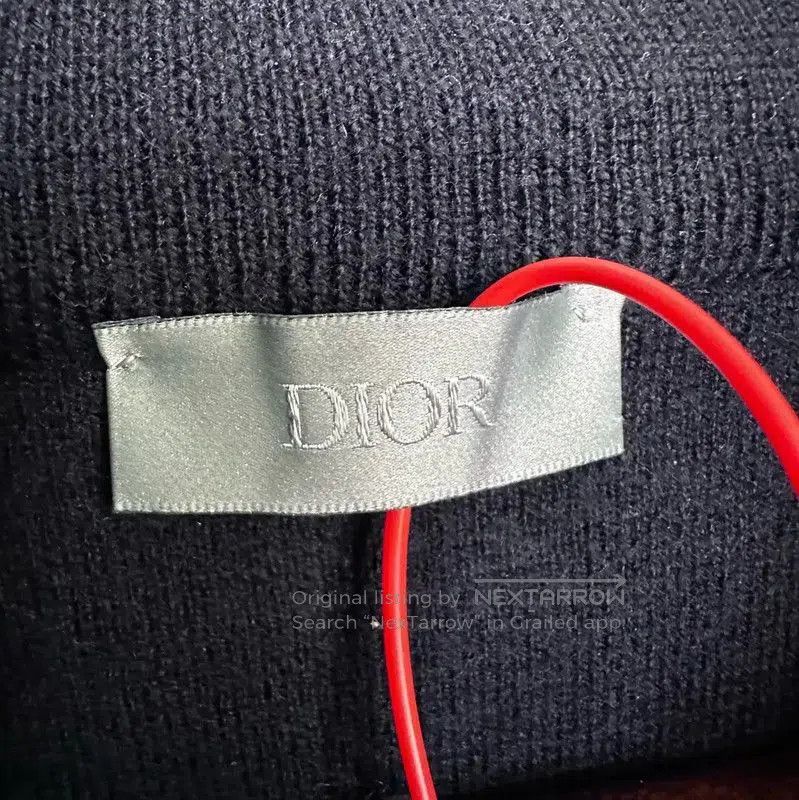 Dior Dior Men's Blue Polyester Pullover Sweater . Size US M / EU 48-50 / 2 - 5 Thumbnail