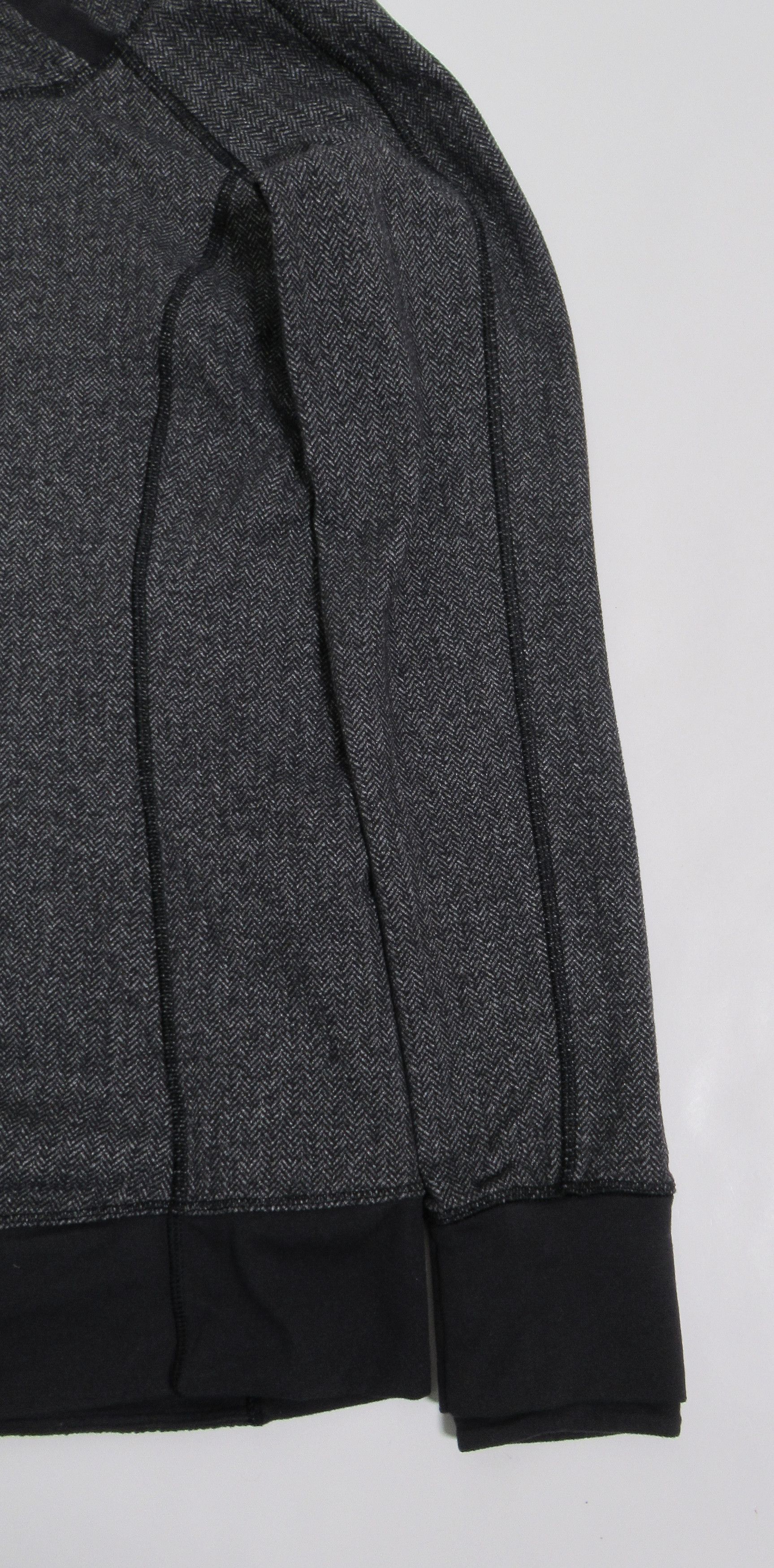 Lululemon Lululemon Think Fast Hoodie Heathered Herringbone Black Size M / US 6-8 / IT 42-44 - 5 Thumbnail