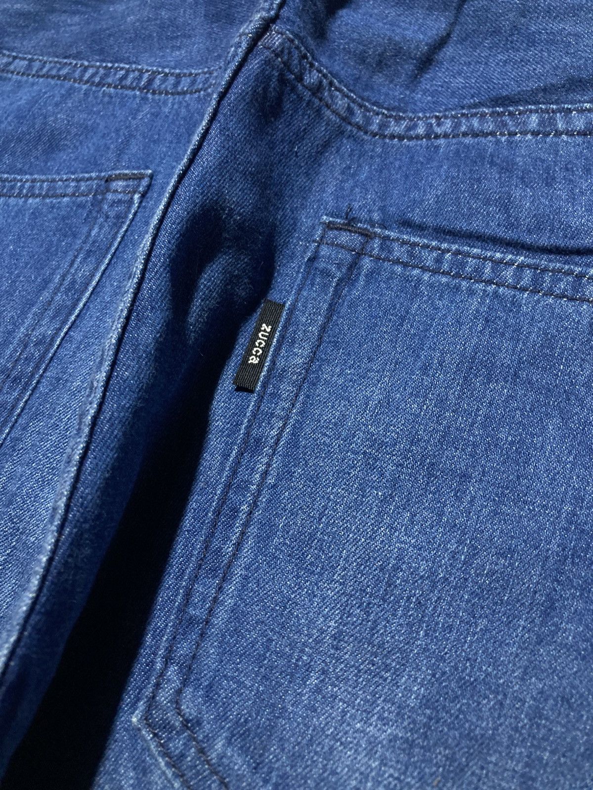 CABANE de ZUCCa Zucca by Issey Miyake Soft Denim Jeans Indigo Dye Pants Size US 31 - 6 Thumbnail