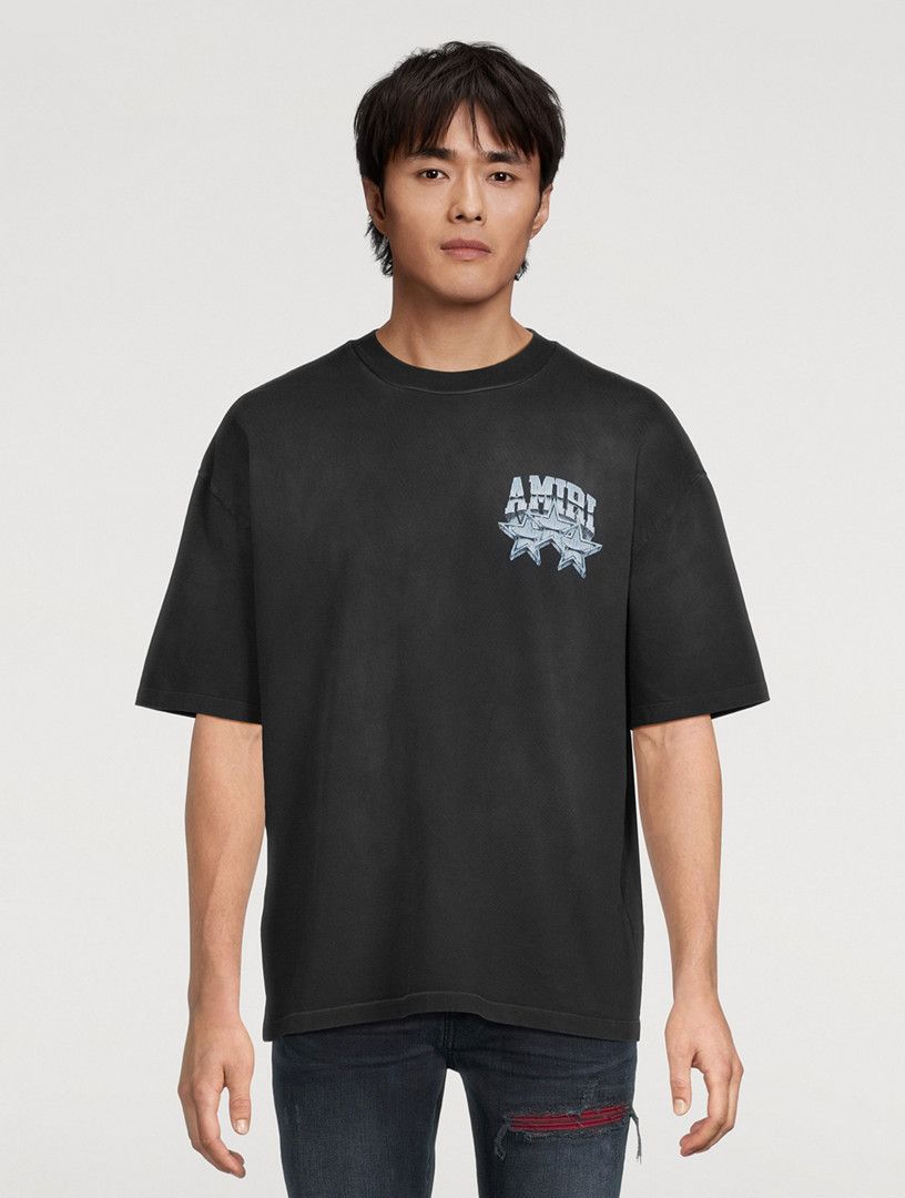 Amiri o1h1sh10525 Championship Os T-Shirt in Black Size US XXL / EU 58 / 5 - 1 Thumbnail