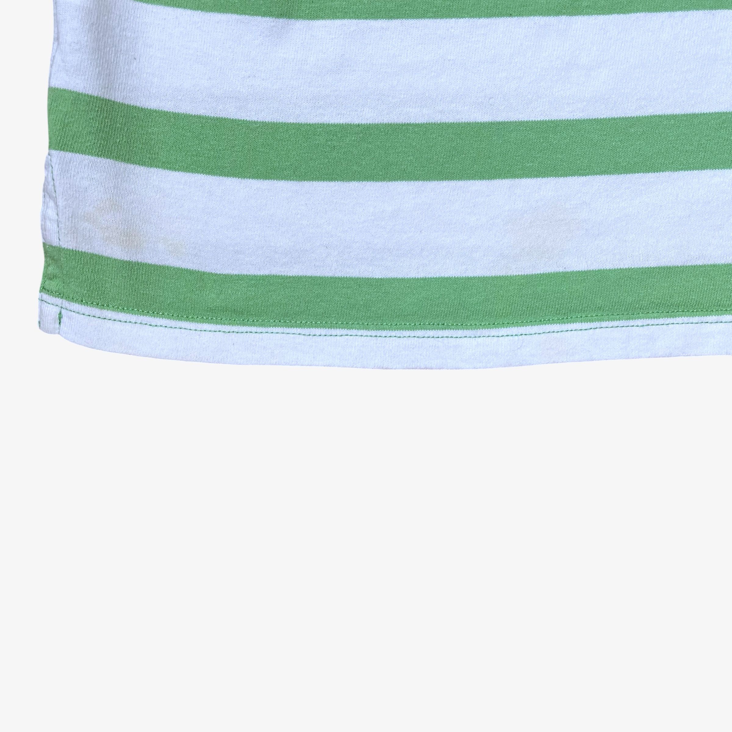 Ralph Lauren Vintage 90s Polo Ralph Lauren Green Striped Rugby Shirt Size US L / EU 52-54 / 3 - 7 Thumbnail