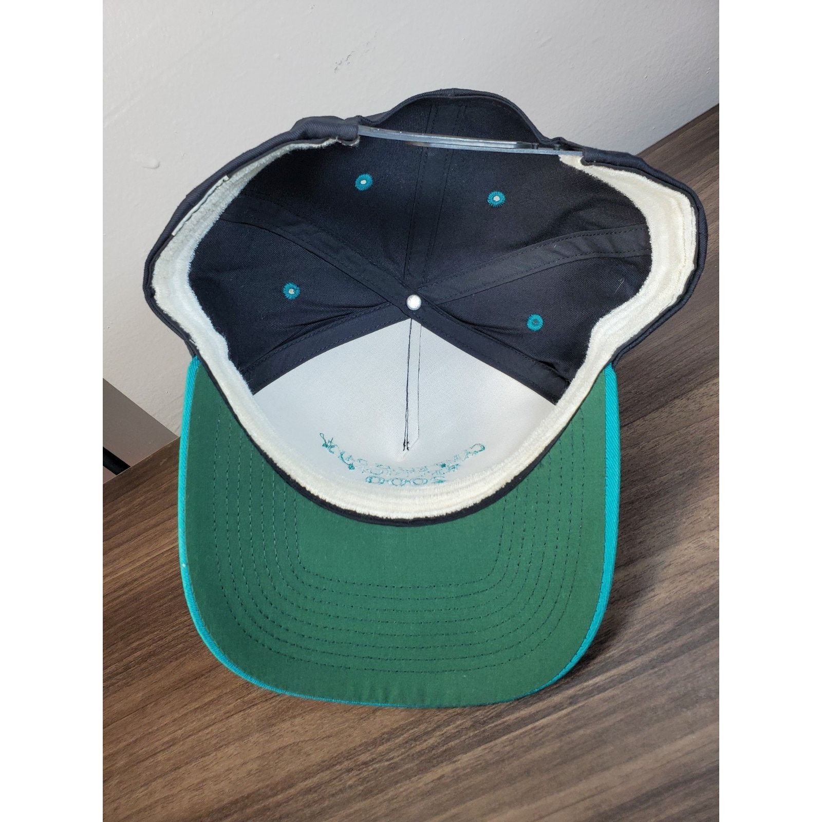 Vintage 2000 Camp Ellis Days Reunion Hat Snapback Cap Black & Teal Size ONE SIZE - 8 Thumbnail