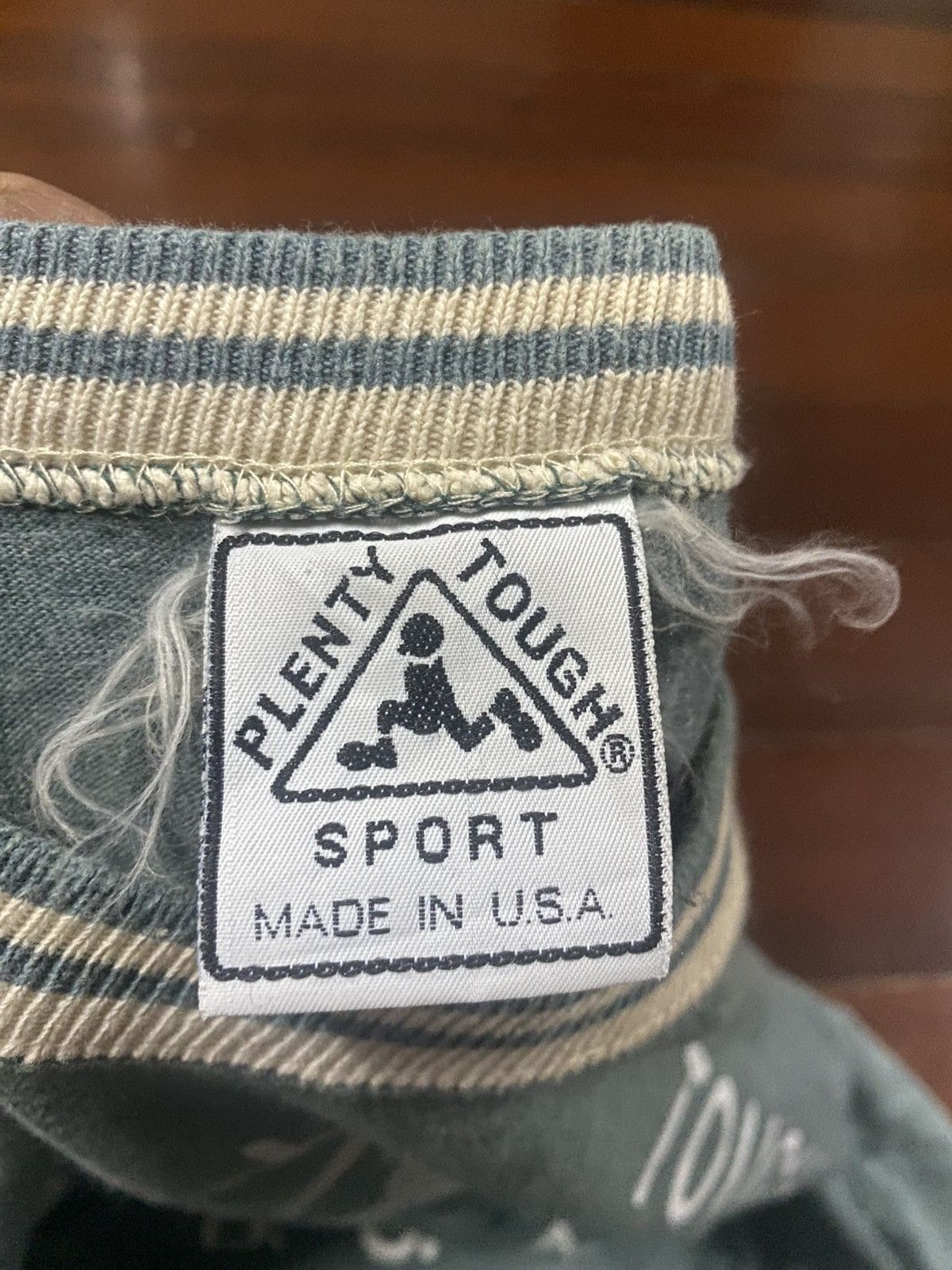 Powell Peralta Vintage Plenty Tough Sport USA skateboard ringger tee Size US L / EU 52-54 / 3 - 8 Thumbnail