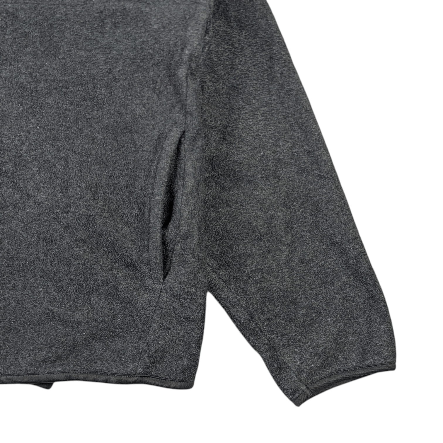 Japanese Brand Vintage 90's JAPAN UNIQLO Dark Grey Fleece Sweatshirt Size US L / EU 52-54 / 3 - 7 Thumbnail
