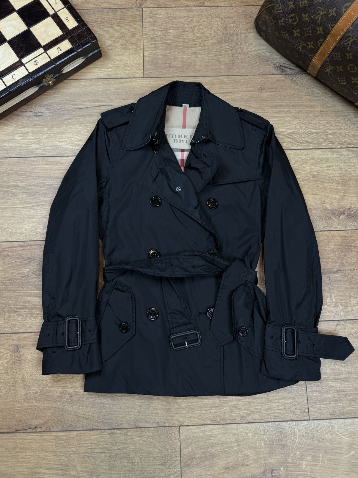 Burberry Trench coat Burberry Brit original luxury streetwear item Size XS / US 0-2 / IT 36-38 - 1 Thumbnail