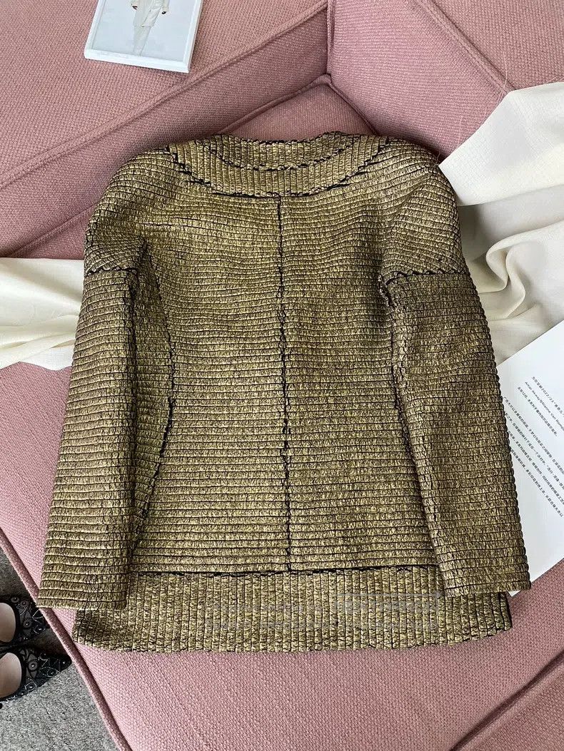 Chanel Chanel Egypt Series St. Creetle Gold Sapphire Button Jacke Size XS / US 0-2 / IT 36-38 - 6 Thumbnail