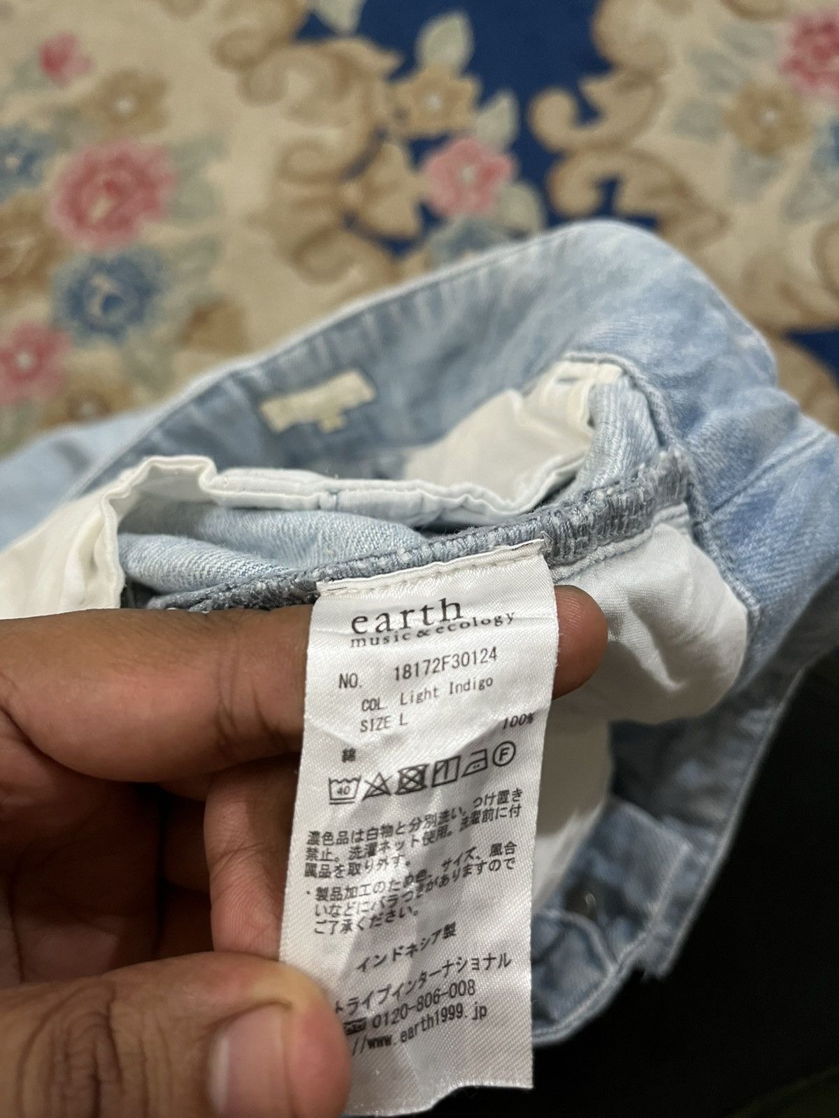 Japanese Brand Vintage Music Earth&Ecology Baggy Denim Size US 32 / EU 48 - 8 Thumbnail