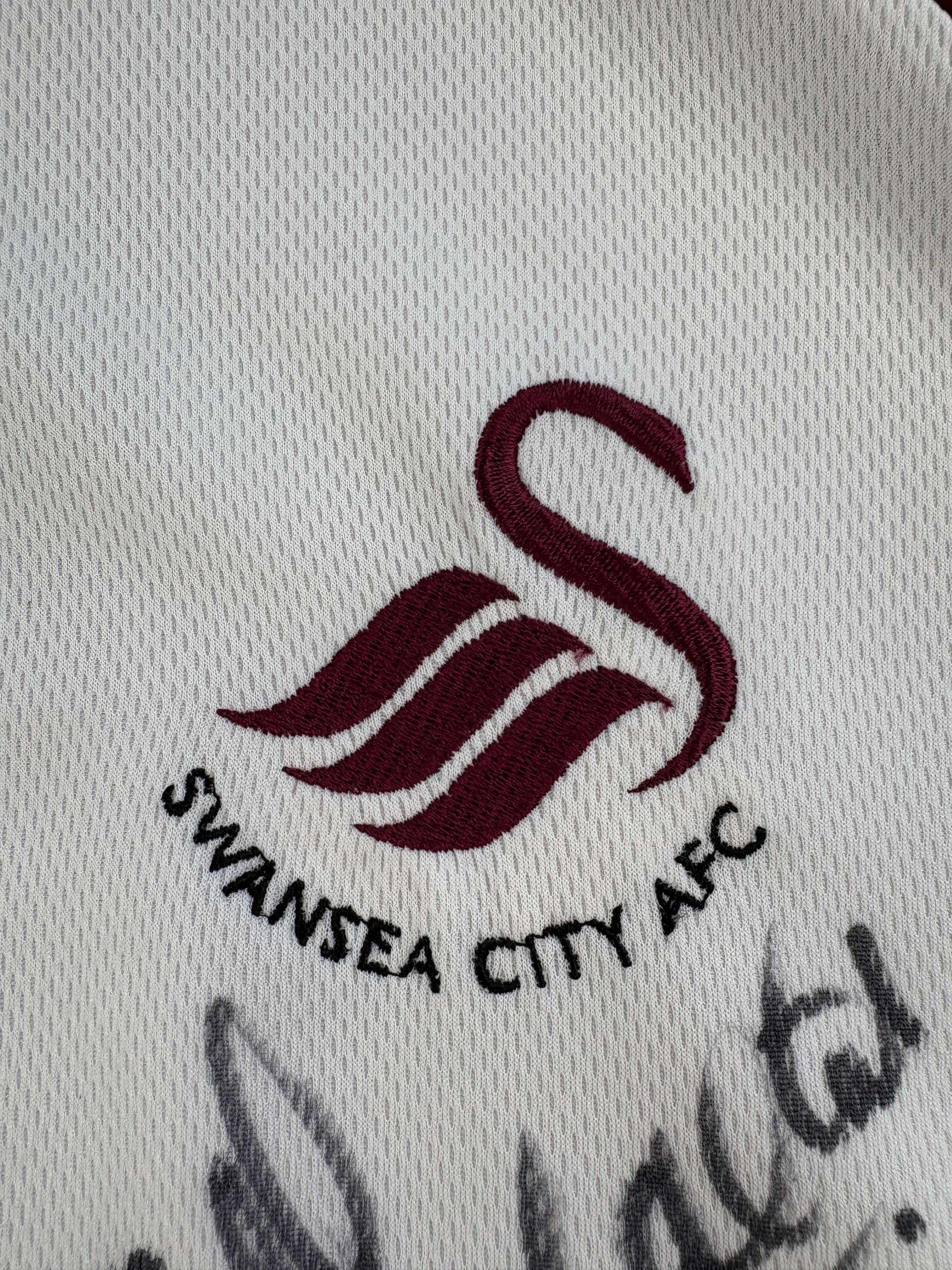 New Balance SIGNED Swansea City 1999-2000 home football jersey size XXL Size US XXL / EU 58 / 5 - 3 Thumbnail