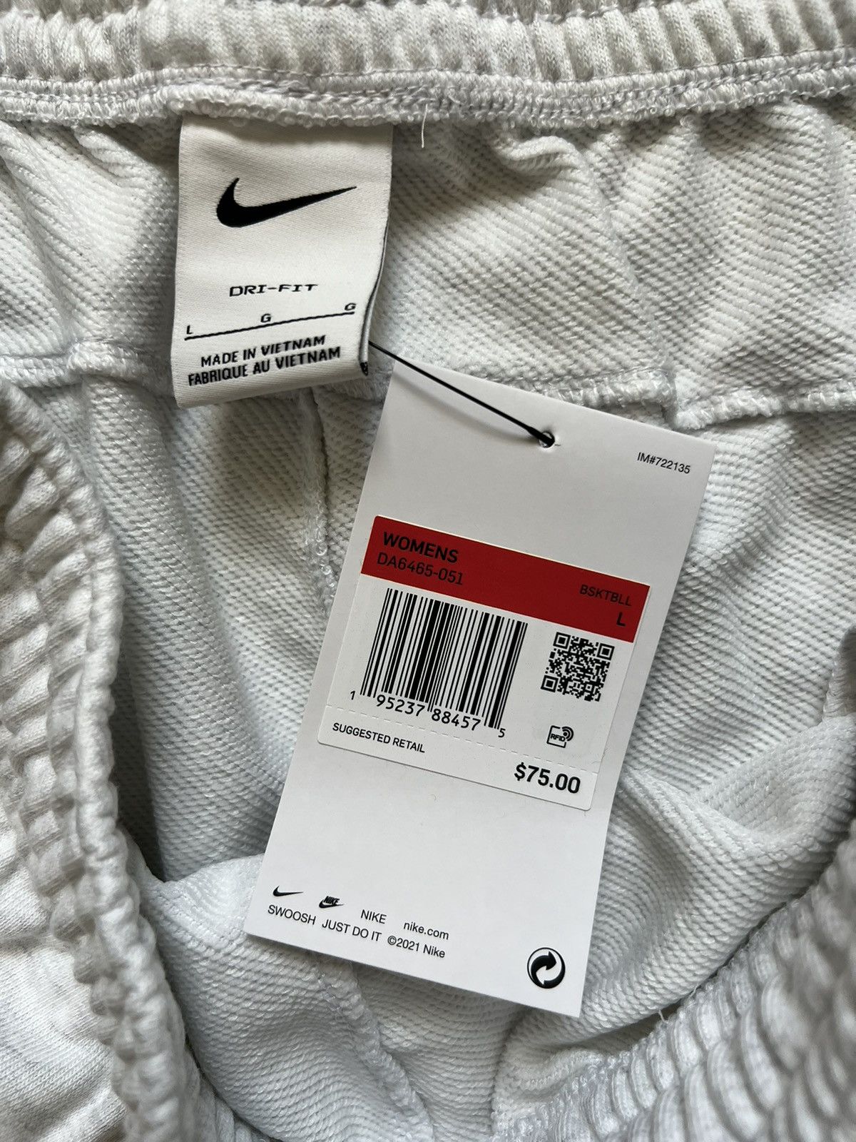 Nike NIKE Womens Basketball Joggers Swoosh Fly Cuffed Size 28" / US 6 / IT 42 - 7 Thumbnail