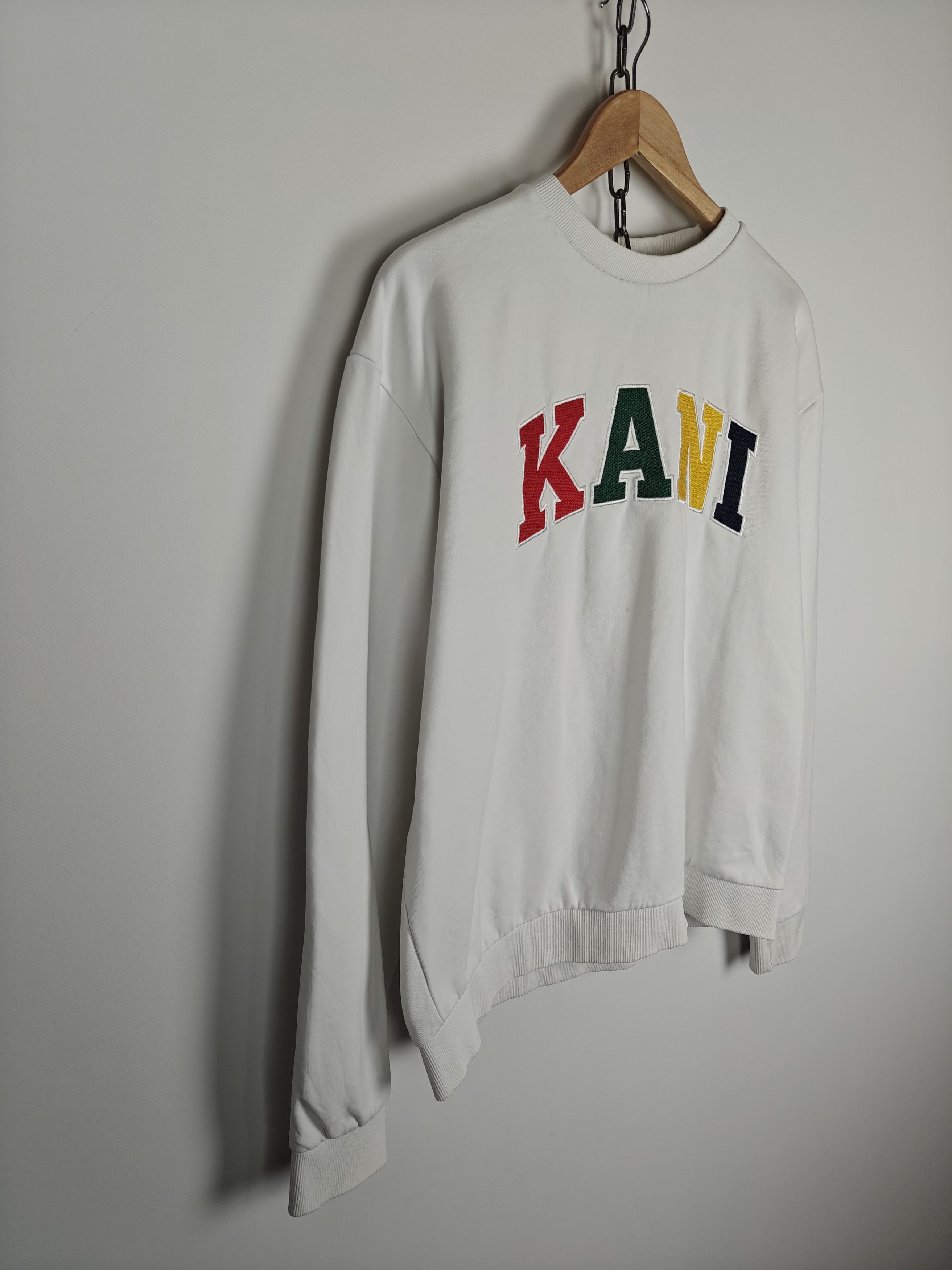 Karl Kani Karl Kani Sweatshirt Crewneck Center Logo White size M Size US M / EU 48-50 / 2 - 4 Thumbnail