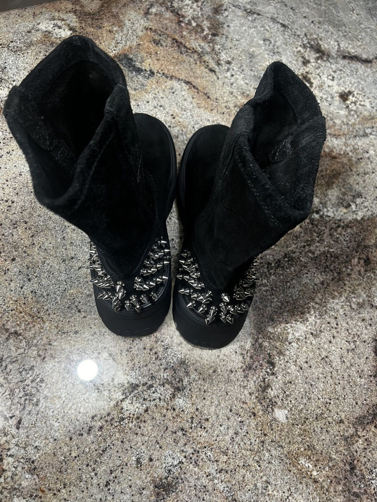 1017 ALYX 9SM 1017 Alyx 9SM Studded Suede Leather Boots Size US 11 / EU 44 - 3 Thumbnail