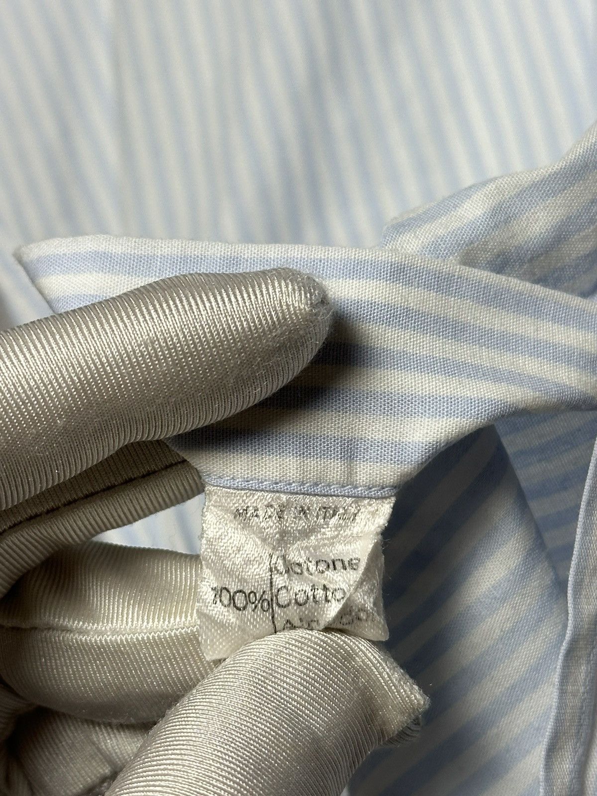 Valentino Vintage Valentino Chemises Long Sleeve Striped Shirt Size US M / EU 48-50 / 2 - 10 Thumbnail
