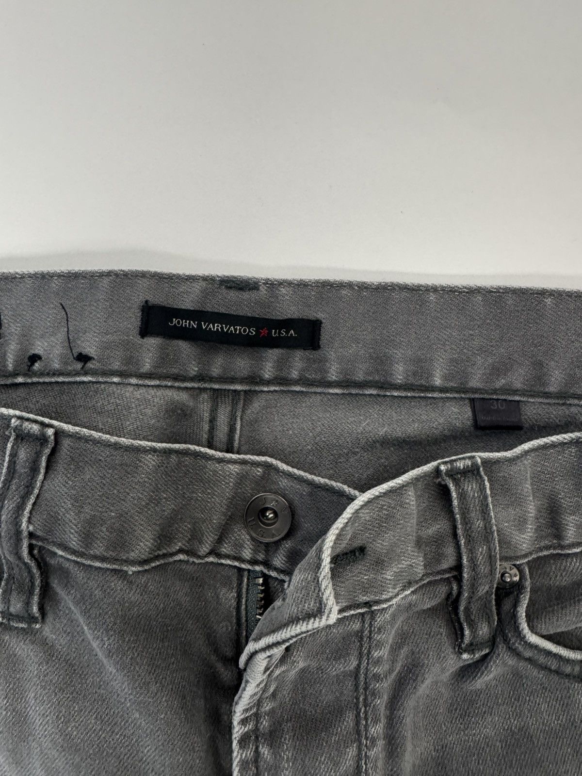 John Varvatos John Vavartos Vintage Denim Jeans Size US 30 / EU 46 - 2 Thumbnail