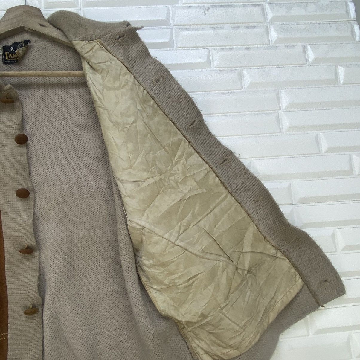 Leather × Vintage Vintage 60s Campus Made in USA Leather + Knitwear Jacket Size US S / EU 44-46 / 1 - 23 Thumbnail
