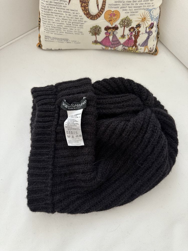 Dolce & Gabbana Dolce Gabbana Fur Alpaca Wool Hat Size ONE SIZE - 4 Thumbnail