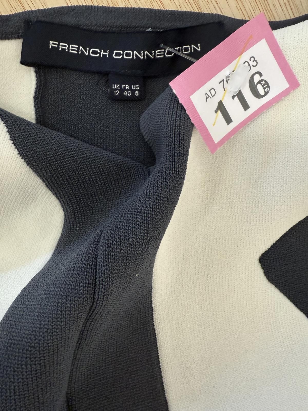 French Connection French Connection Colourblock Bodycon Dress Size UK 12 Size M / US 6-8 / IT 42-44 - 2 Thumbnail