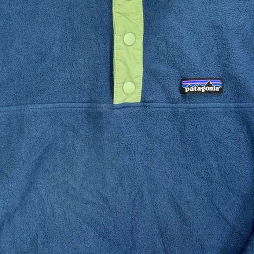 Patagonia Patagonia Women's Micro D Snap-T Pullover Size M Stone Blue Shirt Womens Stone Blue Size M / US 6-8 / IT 42-44 - 4 Thumbnail
