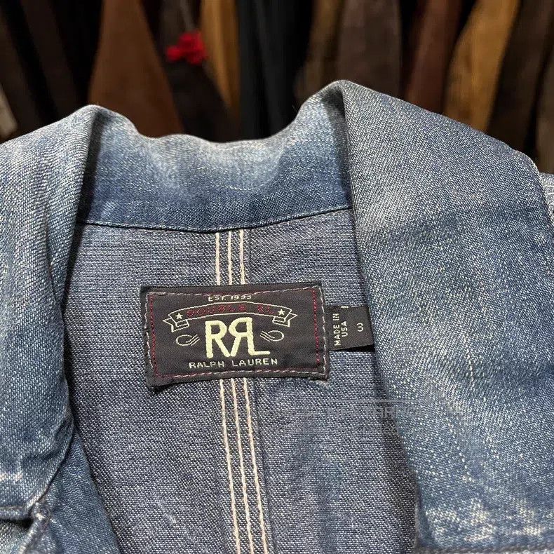 RRL Ralph Lauren RRL Ralph Lauren size 6 American-made Women's Denim Jacket Size US XXL / EU 58 / 5 - 3 Thumbnail
