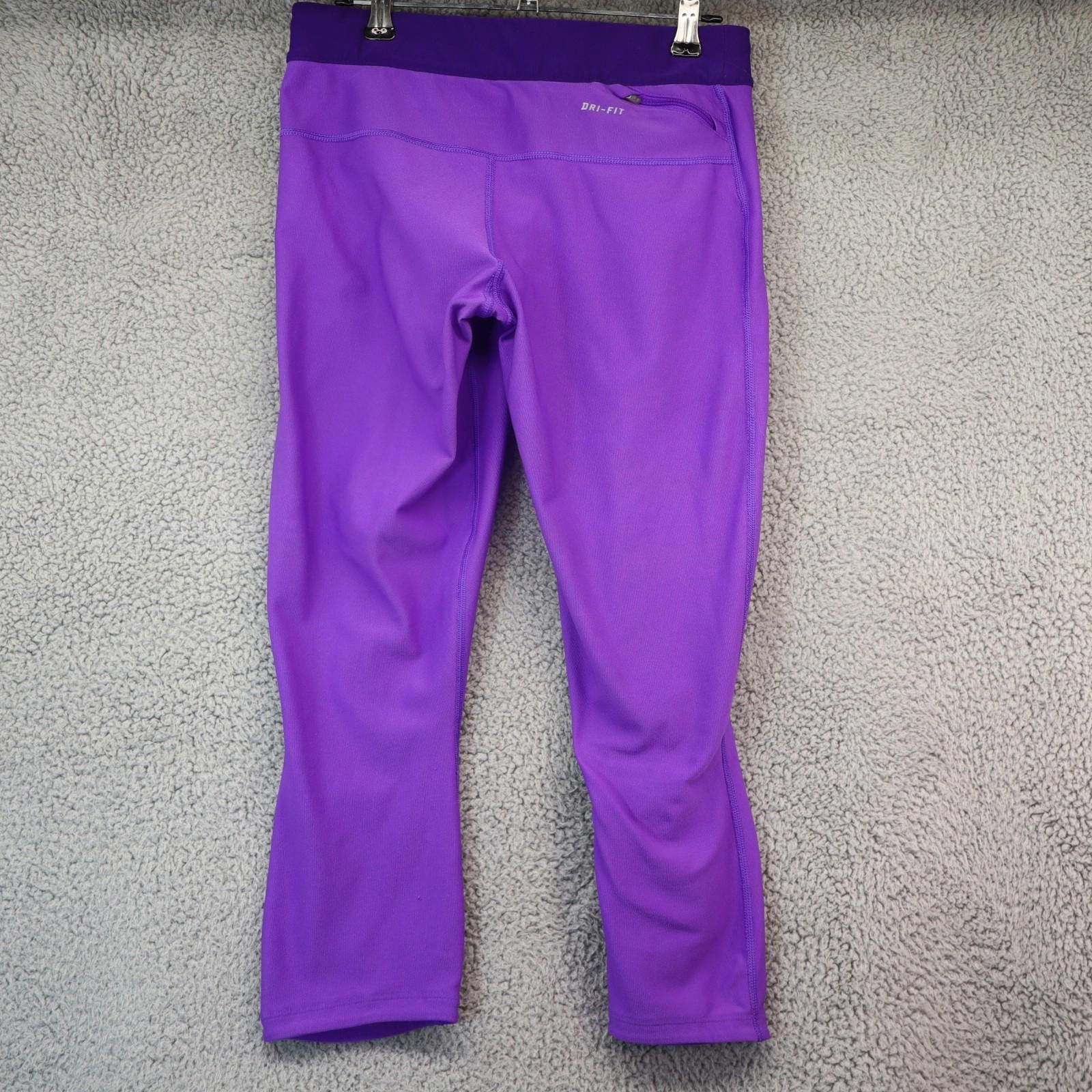 Nike Nike Dri Fit Womens Medium Running Purple Gym Atheleisure Size 32" / US 10 / IT 46 - 2 Thumbnail