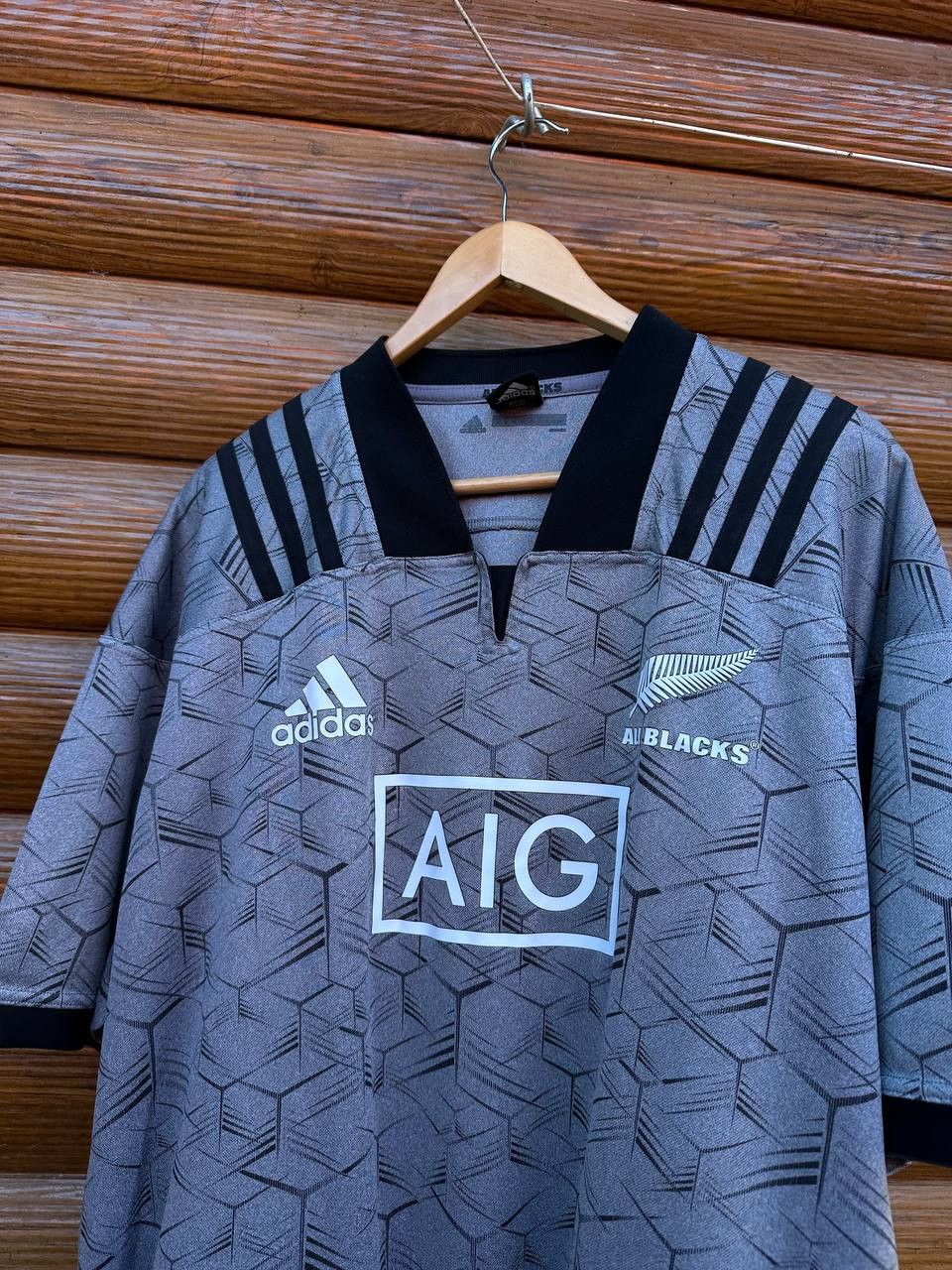 Rugby Ralph Lauren Adidas New Zealand All Blacks rugby jersey Size US XXL / EU 58 / 5 - 2 Thumbnail