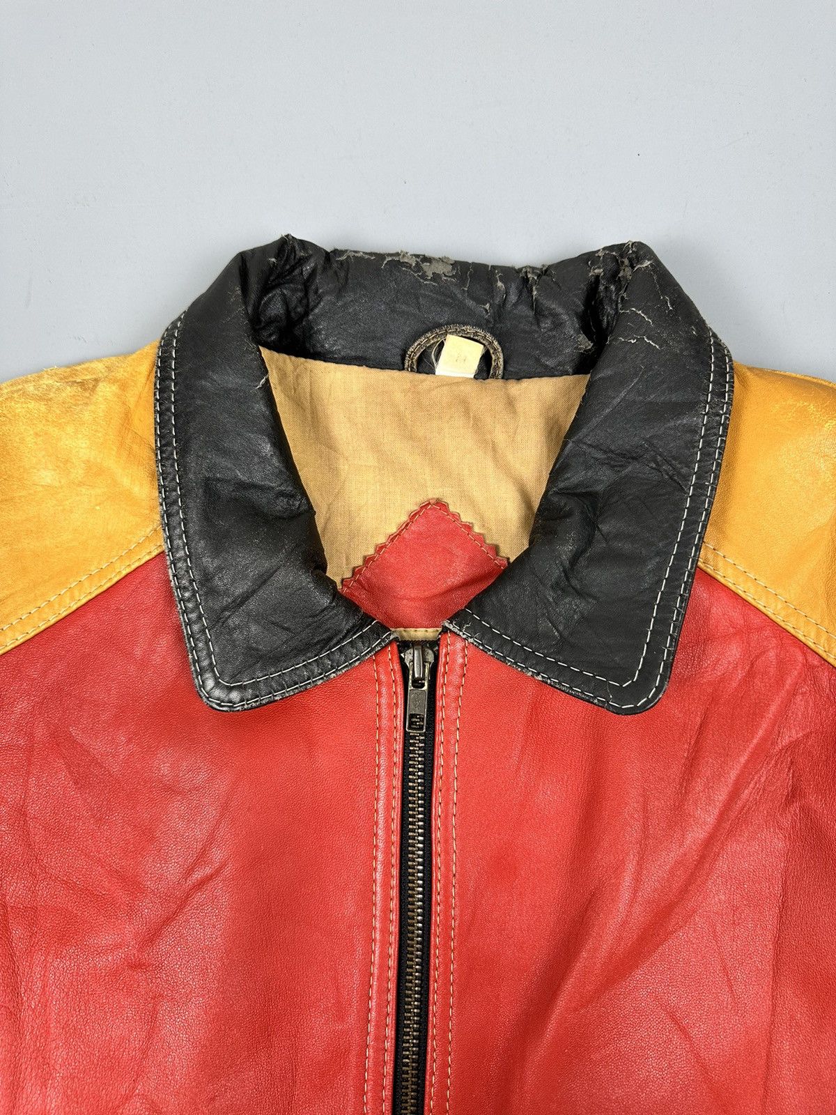 Vintage Distressed Vintage Howie & Son 8 Eight Ball Leather Jacket Size US M / EU 48-50 / 2 - 9 Thumbnail